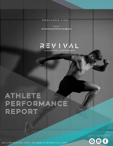Injury Prevention Athlete Report Cover page 1